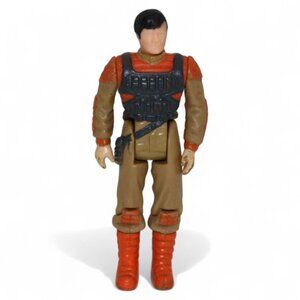 Vtg M.A.S.K. Bruce Sato Action Figure Kenner Original Rhino Driver Pilot Collect